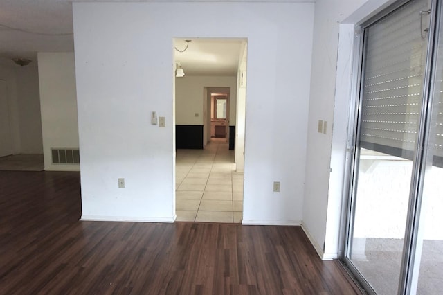 hall featuring hardwood / wood-style floors