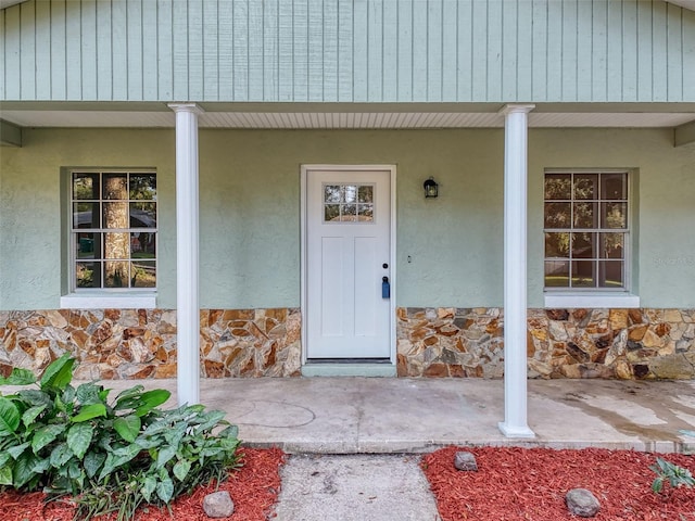 view of entrance to property