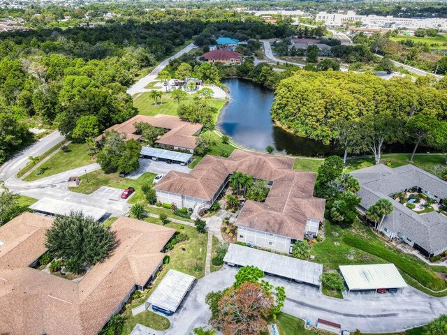 7719 Cosme Dr Unit 1, Hudson, FL 34667 - aerial view of property and surrounding area featuring a large body of water