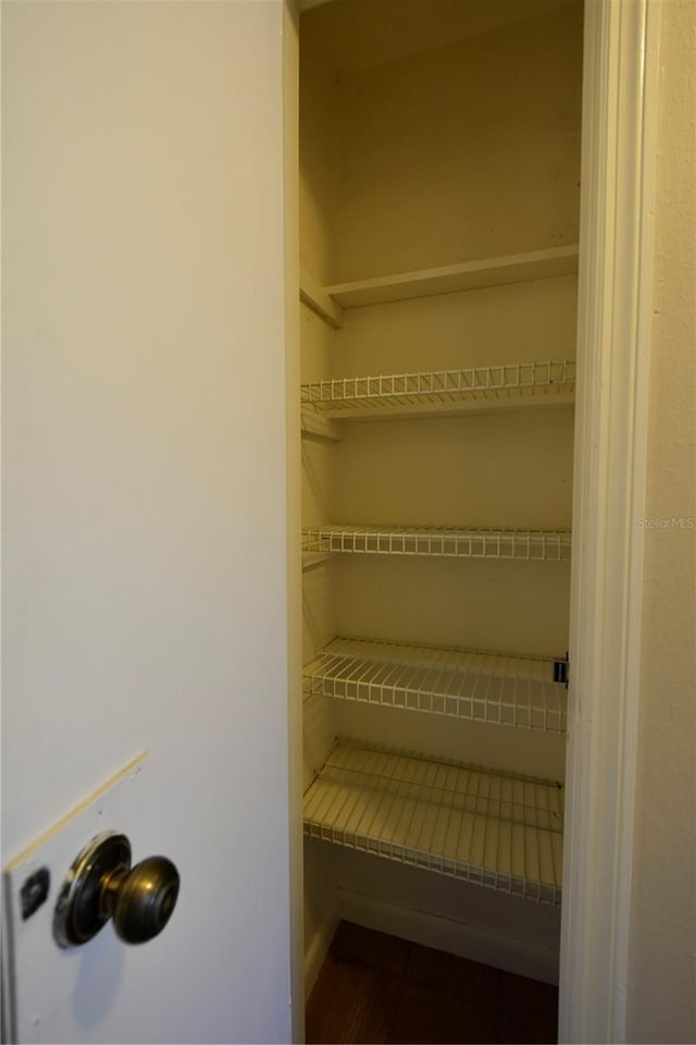 view of closet