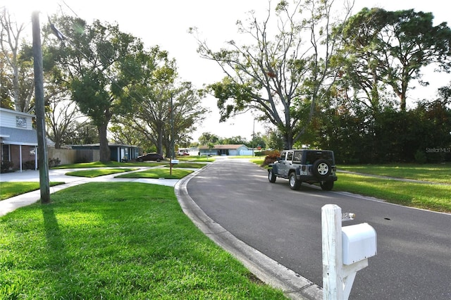 view of road