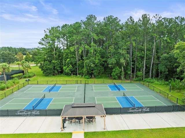 view of sport court