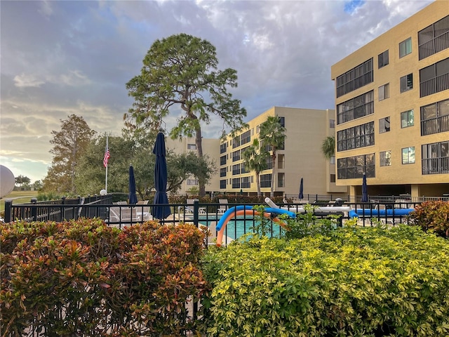 view of pool