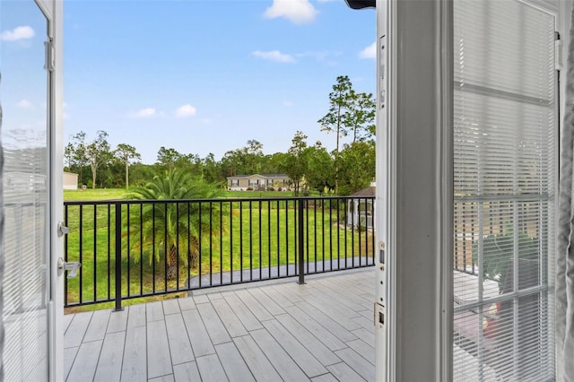 14485 Switch Back Rd, Brooksville, FL 34609 - view of wooden terrace