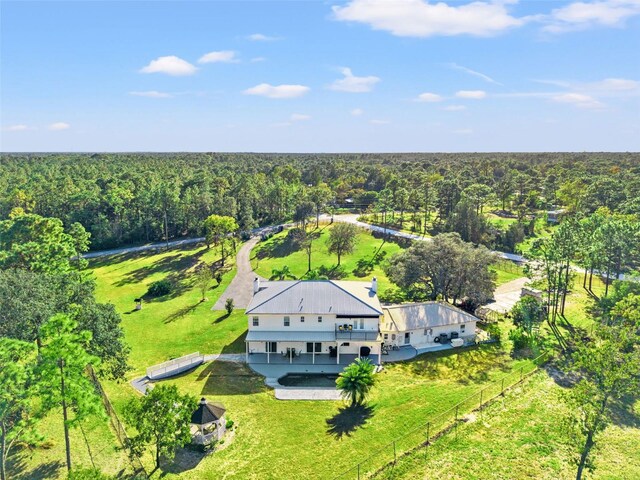14485 Switch Back Rd, Brooksville, FL 34609 - view of subject property featuring a heavily wooded area
