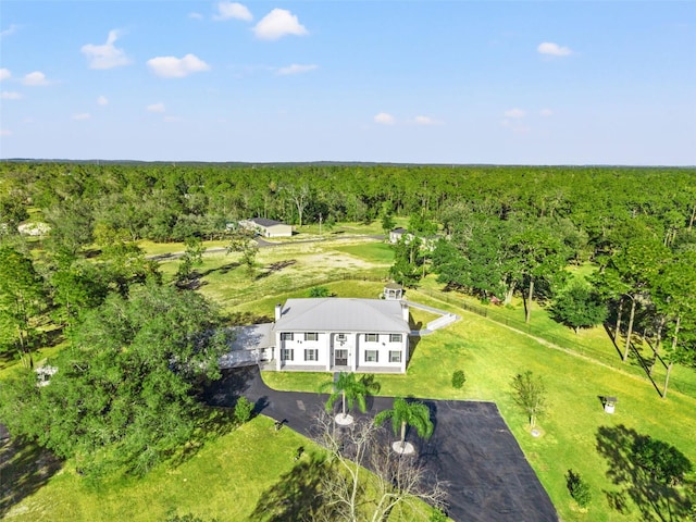 14485 Switch Back Rd, Brooksville, FL 34609 - aerial view of property and surrounding area with a forest
