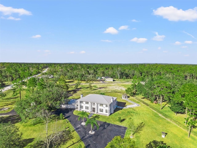 14485 Switch Back Rd, Brooksville, FL 34609 - view from above of property with a forest