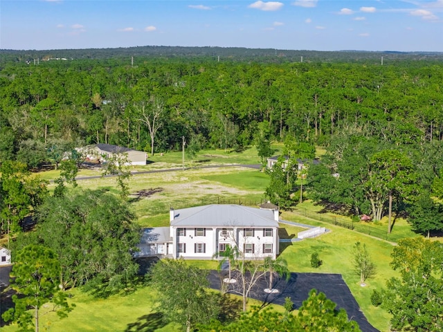 14485 Switch Back Rd, Brooksville, FL 34609 - aerial view of property and surrounding area with a forest