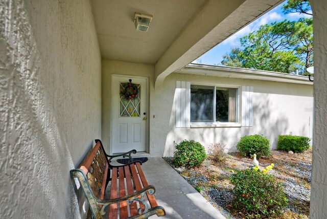 view of entrance to property