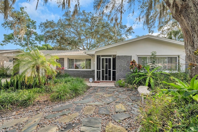 view of ranch-style home