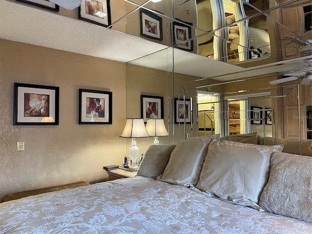 unfurnished bedroom with a towering ceiling