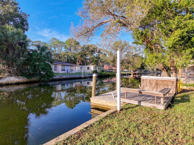 dock with a water view