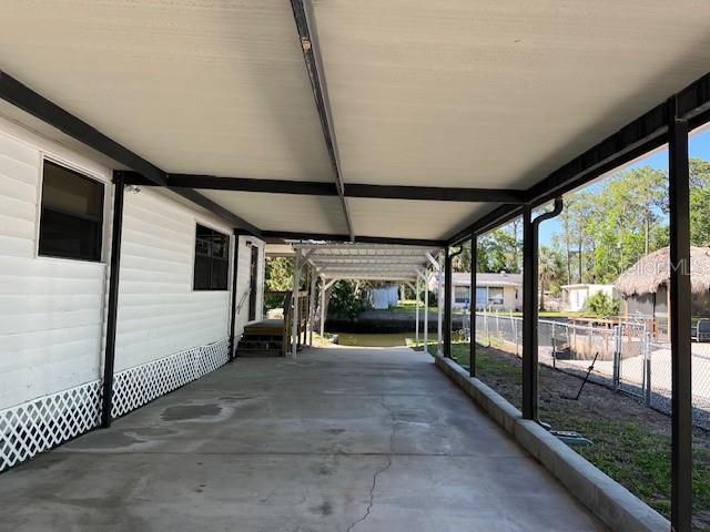 view of patio / terrace with fence