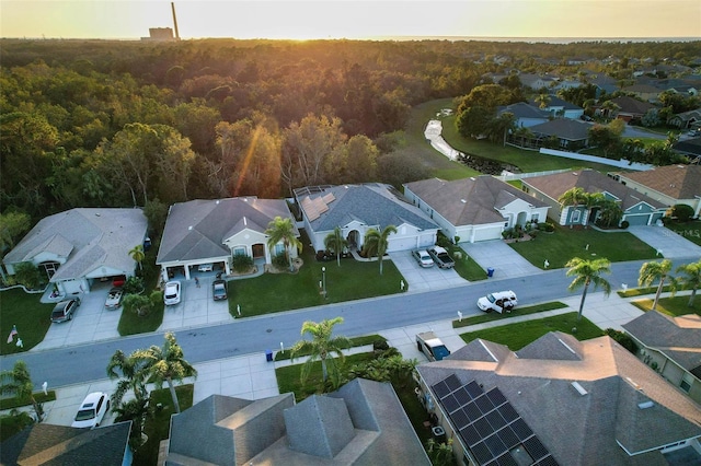 2533 Wood Pointe Dr, Holiday, FL 34691 - aerial perspective of suburban area featuring a forest