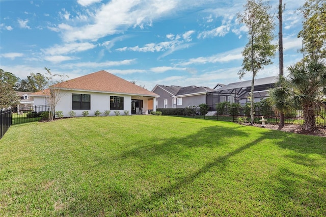 exterior space with a lanai