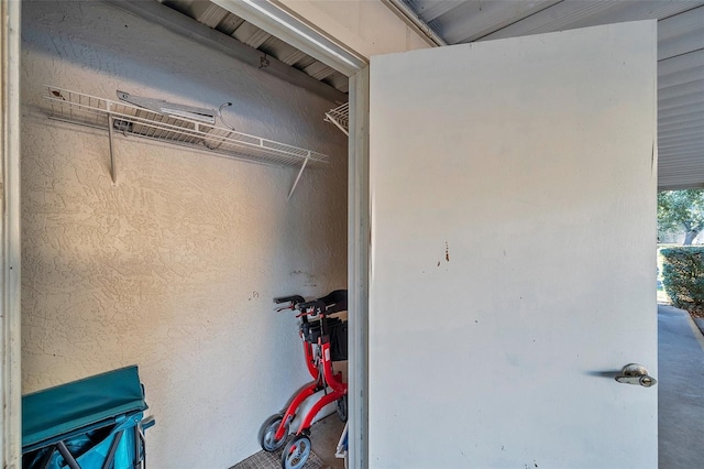 view of closet