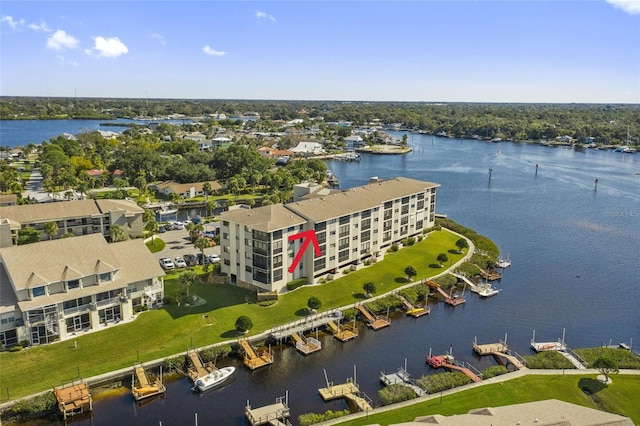 8141 Aquila St Unit 347, Port Richey, FL 34668 - bird's eye view of a nearby body of water and apartment complex / building
