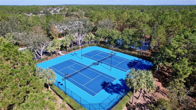 view of sport court