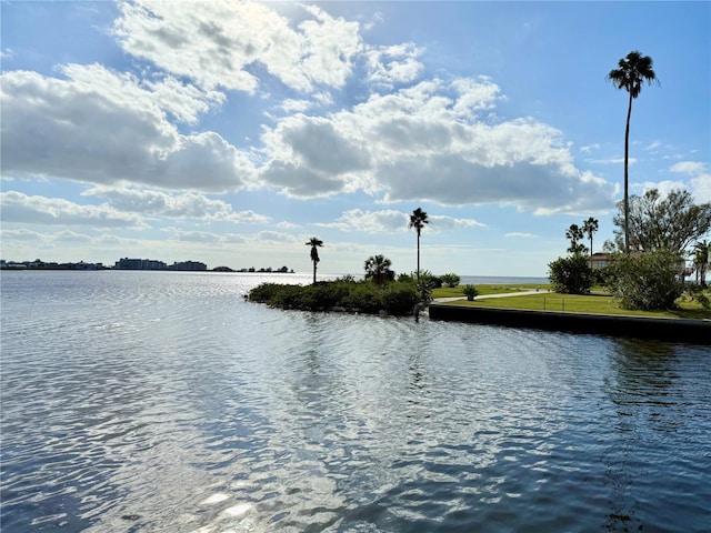 view of water feature