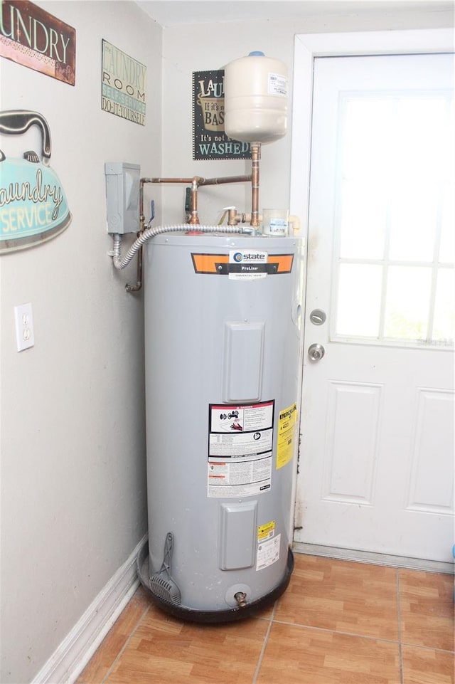 utilities featuring water heater