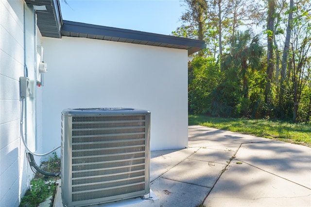 exterior details featuring central air condition unit