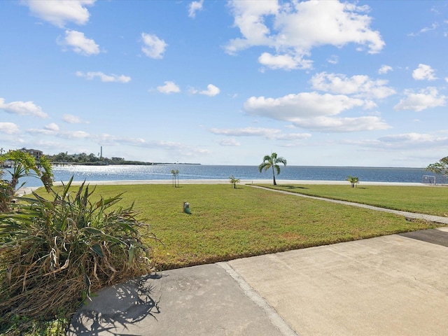 view of water feature