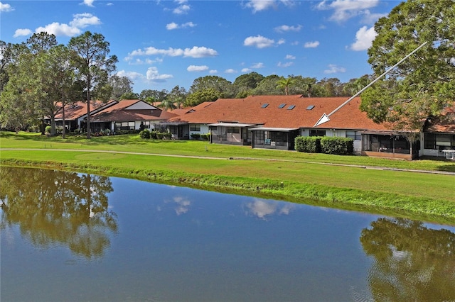 property view of water