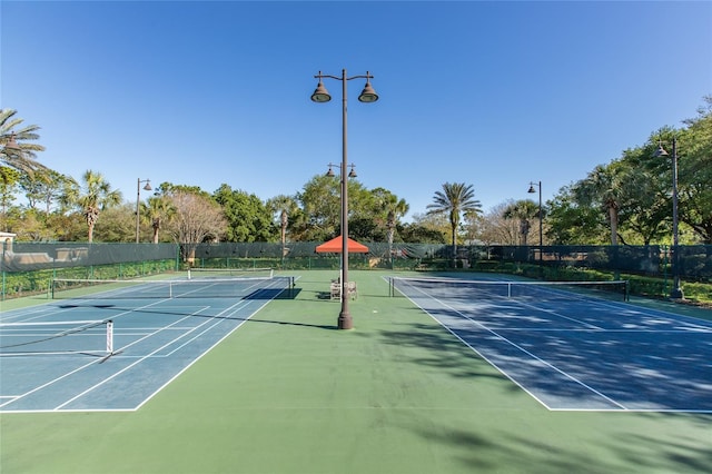 view of sport court