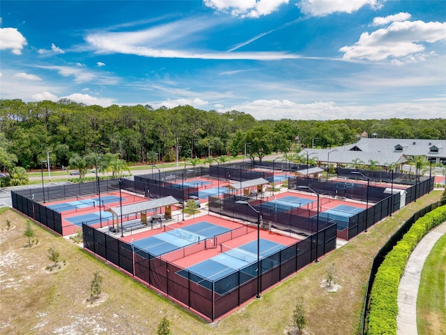 view of sport court