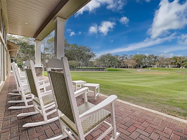 view of patio