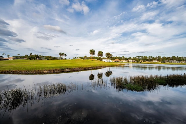 property view of water