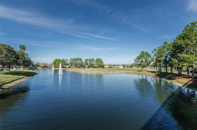 property view of water