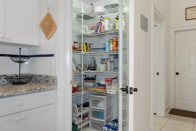 view of pantry