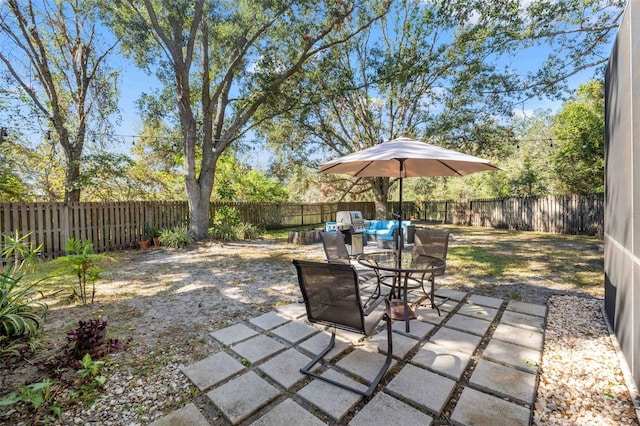 view of patio