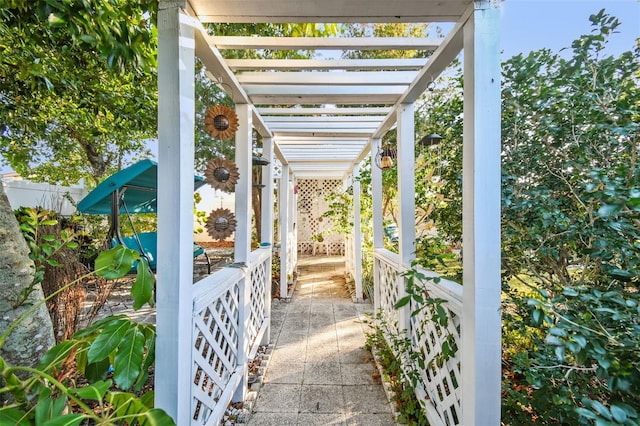 view of patio