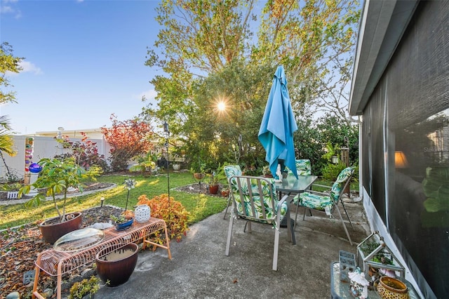 view of patio / terrace