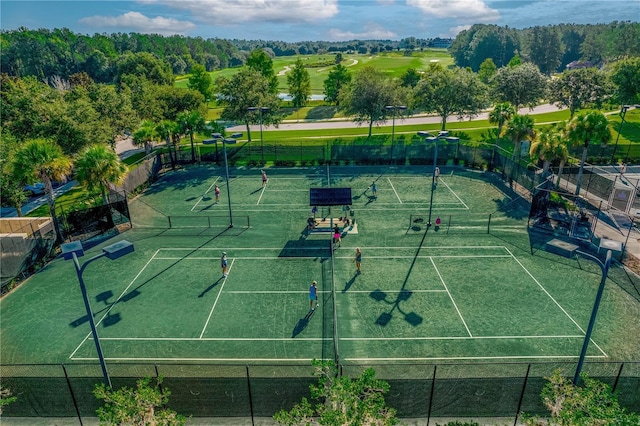 view of sport court