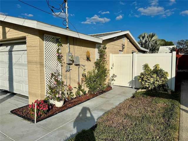 view of side of property