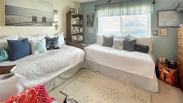 bedroom featuring carpet floors