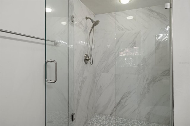 bathroom with an enclosed shower