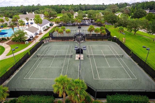 view of sport court