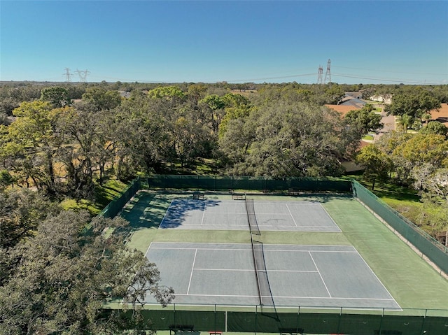 view of sport court