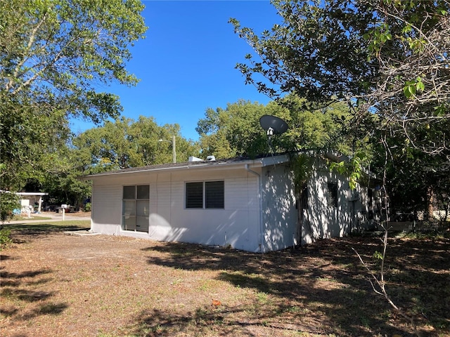 view of back of property