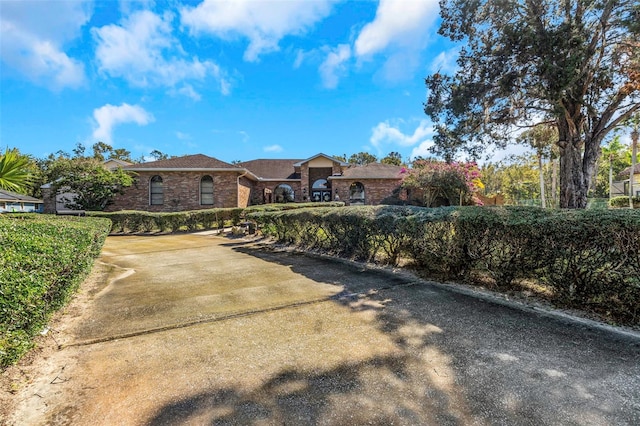 view of ranch-style home