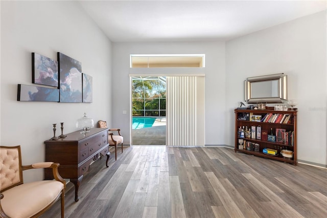5211 Karlsburg Pl, Palm Harbor, FL 34685 - living area featuring wood finished floors