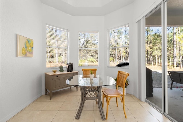 sunroom / solarium with a wealth of natural light