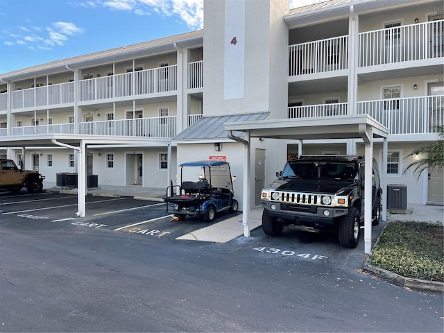 view of property with cooling unit