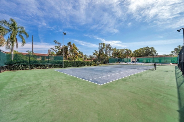 view of sport court with basketball court