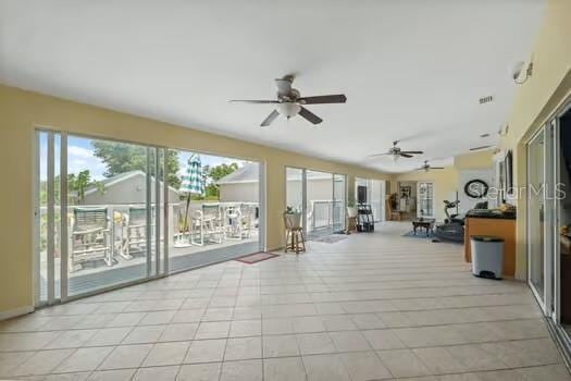 7941 Sycamore Dr, New Port Richey, FL 34654 - view of unfurnished sunroom