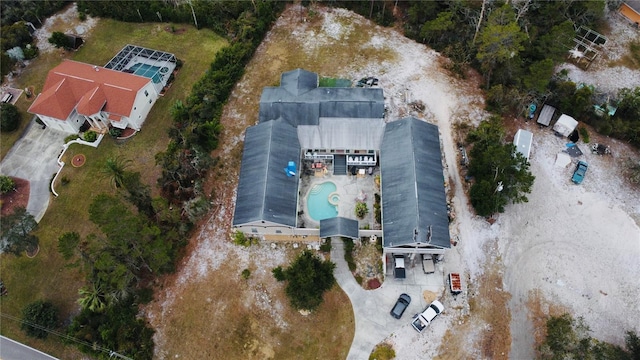 7941 Sycamore Dr, New Port Richey, FL 34654 - aerial view of a pool area